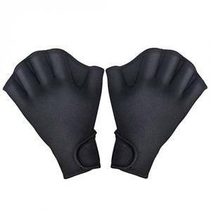 Wholesale Swimming <strong>Gloves</strong> Aquatic Fitness Water Resistance Fit Paddle Training <strong>Fingerless</strong> <strong>Gloves</strong> - Product Image 3