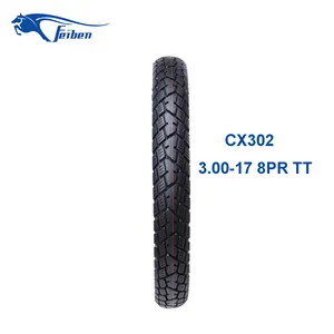 Neumáticos de goma para motocicleta, directo de fábrica, 3,00-17
