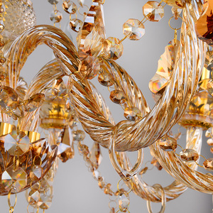 Candelabro LED de cristal múltiple minimalista, accesorio de iluminación moderno <span class=keywords><strong>para</strong></span> <span class=keywords><strong>sala</strong></span> de Estar, <span class=keywords><strong>comedor</strong></span>, dormitorio, escalera, pasillo - Product Image 4