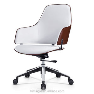 Mejor Diseño de brazo giratorio silla <span class=keywords><strong>con</strong></span> <span class=keywords><strong>base</strong></span> de aluminio pesado <span class=keywords><strong>ruedas</strong></span> PU tapizados - Product Image 1