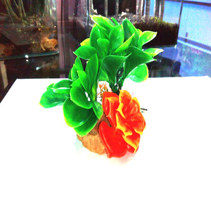 Grand Naturel Rouge Aquarium Fougère Des Plantes D'aquarium Plante Artificielle Décoration - Product Image 4