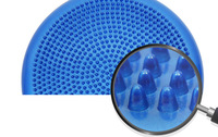 Coussin d'équilibre gonflable en PVC de 13 pouces pour yoga, balle de massage pour l'exercice, le sport, le divertissement et la stabilité - Vente en gros
