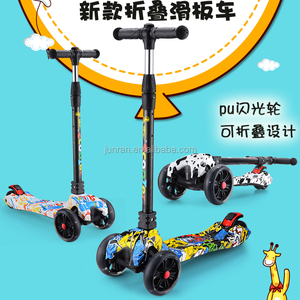 2017 bebé patada scooter de 3 ruedas de la <span class=keywords><strong>vespa</strong></span> plegable para al por mayor - Product Image 1