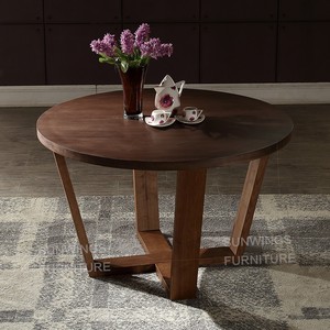 Rotación de mesa redonda de comedor mesa de comedor de <span class=keywords><strong>madera</strong></span> de acacia para la venta - Product Image 2