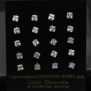 Bling bling <span class=keywords><strong>18</strong></span> K <span class=keywords><strong>oro</strong></span> plateado vacío diamante pendientes <span class=keywords><strong>de</strong></span> piedras preciosas, un <span class=keywords><strong>gramo</strong></span> <span class=keywords><strong>de</strong></span> <span class=keywords><strong>oro</strong></span> pendientes diseña joyas - Product Image 3