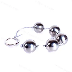 Anal Sex Toys Stainless Steel Anal Beads Anal Balls Chain Metal G Spot Stimulation