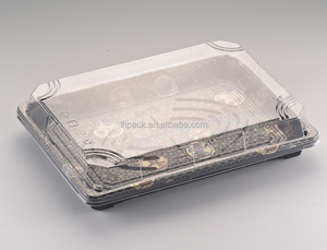 Bán Buôn Container Vỉ Nhật Bản Đóng Gói Hộp Sushi Hình Thành Nhựa Thịt Khoang Hình Thành Takeaway Sushi Khay Với Nắp - Product Image 6