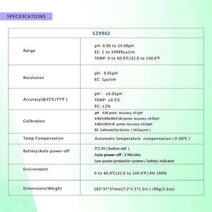 Medidor portátil do <span class=keywords><strong>PH</strong></span> 3 em 1 medidor do <span class=keywords><strong>Ph</strong></span>/ec/temp 5 em 1 - Product Image 6