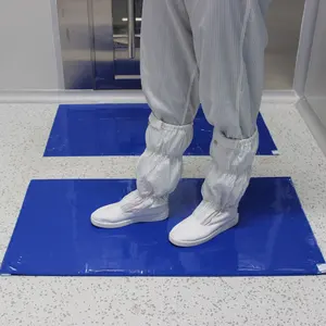 Disposable Cleanroom Adhesive Mat Sticky Mat Blue Sticky Mat For Basketball Shoes
