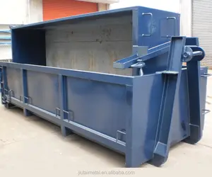 Hook lift bins metal scrap containers recycling hook lift bins for transport