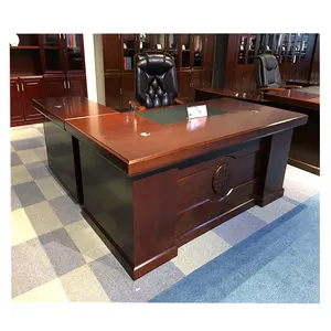 Wood Veneer L Shaped Office Table Executive CEO Office Desk Of Best Office Furniture Manufacturers