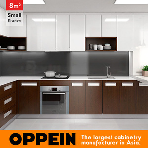 Moderne En Bois Stratifié Kitchenette Petit Armoires De Cuisine Design - Product Image 1