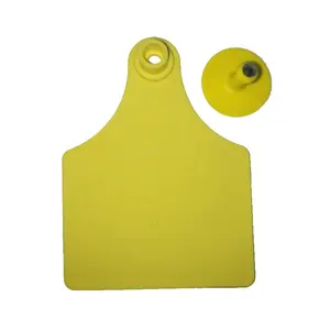 without RFID technology cattle ear tag in 100x74mm