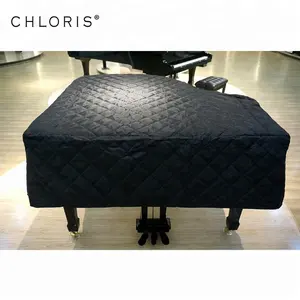 50D 나일론 스판덱스 씨실 뜨개질을 한 직물/탄력 있는 직물 신축성이 있는 키보드 피아노 먼지 방지용 커버