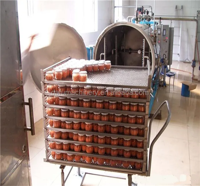 Retort Autoclave Sterilizer for Food in Can Jar Glass Bottle Tin and Vacuum Package