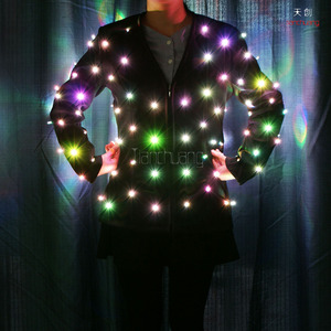 Femmes LED Veste, Sexy Rocheux Filles LED de danse costumes - Product Image 5