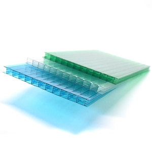 Mái Hiên Chất Liệu UV Bốn Lớp Pc Hollow 7Mm Tấm <span class=keywords><strong>Polycarbonate</strong></span> - Product Image 4