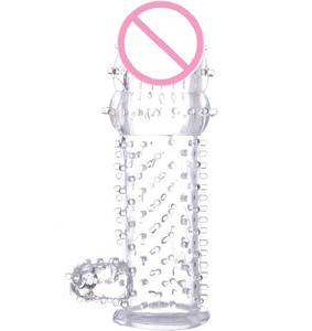 Männer Langzeit-Erektions-Silikon-Sexspielzeug mit Härtegrad <span class=keywords><strong>Penis</strong></span>-Hülle - Product Image 2