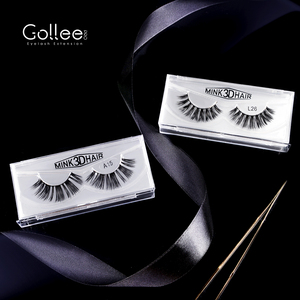 Gollee Beautier magia opiniones rubia caja color de rosa negro mate con alas de un dólar Diamante Azul señoras seda pestañas - Product Image 1