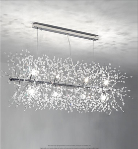 Modern Art Decor G9 LED Lighting Golden Ball <strong>Globe</strong> Pendant <strong>Light</strong> for Dining Room Restaurant Indoor Luxury Crystal Chandeliers - Product Image 5