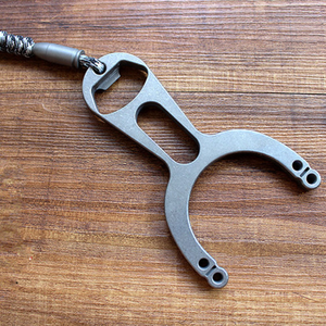 CNC sản xuất thẻ bóng Súng cao su ngoài trời công cụ thể thao Phụ Kiện Cắm trại thiết bị sinh tồn hợp kim titan gia công CNC - Product Image 1