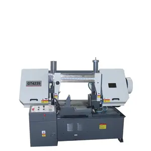 China machine tool supplier good quality band saw GT4235 metal cutting band saw machine double column band saw machine