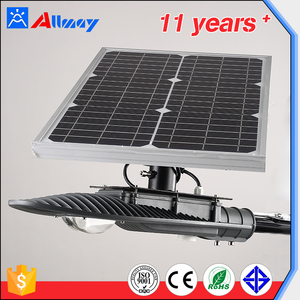 Alto Brillo 20 W Cob Carretera Farola de Iluminación Al Aire Libre Del Sensor de Movimiento Led Luz Solar Del Jardín - Product Image 5