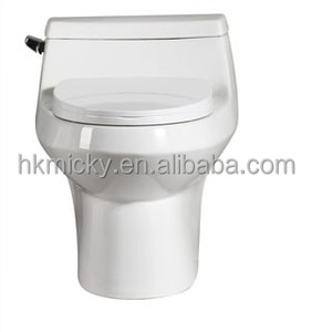 จีนหรูหราสุขภัณฑ์เซรามิกชั้นติดชิ้นเดียวห้องน้ำล้างคู่ห้องน้ำ - Product Image 4