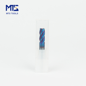 MTS OUTILS HRC65 carbure insert long cou rugueux arrondi cannelure simple fente spirale arrondi cortador plat vertical fraise - Product Image 3