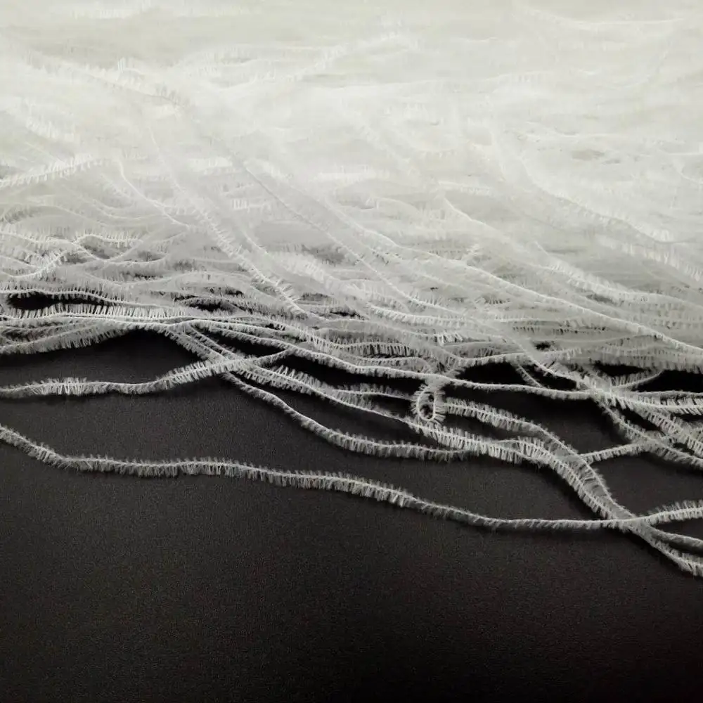 Pabrik Desain Baru 100% Polyester Bulu Chenille Benang Mewah Benang Rajut Di Hanks