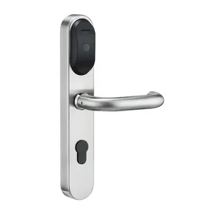 Stainless Steel Euro Mortise Hotel Door Lock Electronic Security Smart RFID Card Door Lock