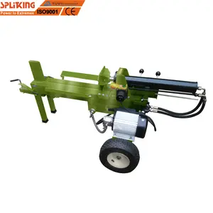 12 Ton Elektrische Heavy Duty Hydraulische Snelle Log Splitter Automatische Hout Snijmachine Voor Elektrische Quick Hout Splitter