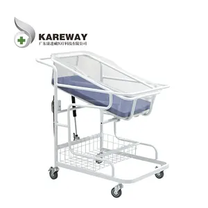 Wholesale Cheap China Supplier powder coated Steel single clinic medical baby bassinet