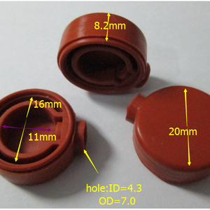Tapón de botella de <span class=keywords><strong>fregadero</strong></span> de silicona personalizable, resistente a la corrosión, NBR/EPDM, tamaño de manguera, Color, sello de molde personalizado, categoría de producto caucho - Product Image 4