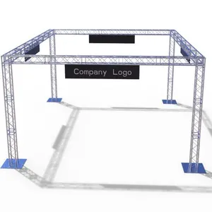 quick install aluminum F24 booth display truss for sale