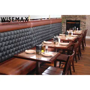 Wisemax家具餐厅摊位座位从工厂销售摊位座位餐厅摊位座位