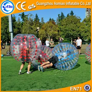 Venda quente meia de red TPU/PVC bola de futebol/futebol bolha inflável para venda