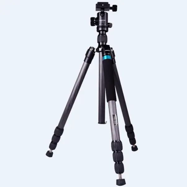 Customized Carbon Fiber Telescopic Pole professional dslr camera tripod for canon 600d