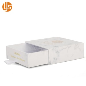 Logo personalizzato di stampa di piccolo Bianco Dei Monili di imballaggio di Carta di Piccolo Bambino Della Ragazza Del regalo scatole scatola di marmo bianco - Product Image 3