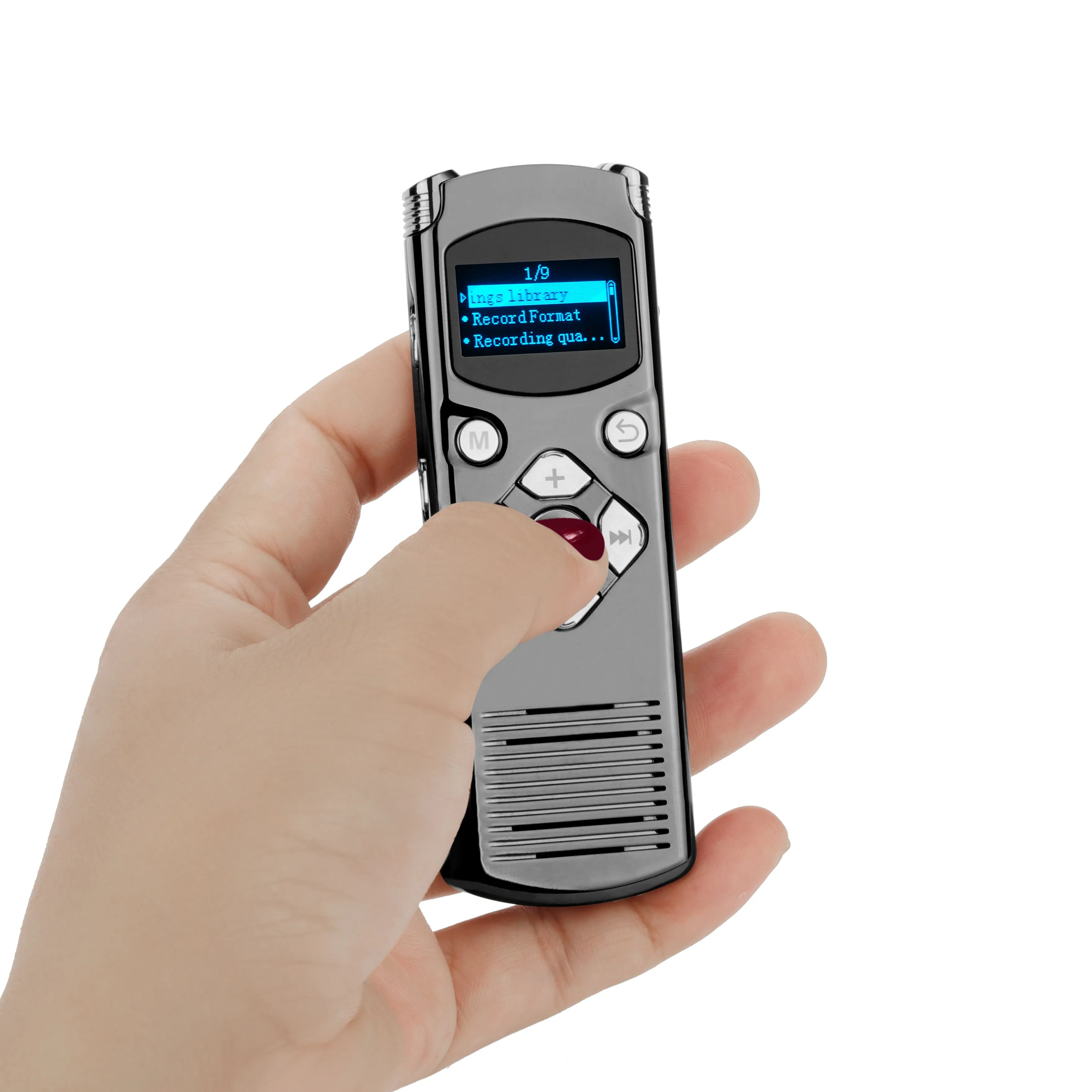 16GB High-end Professionele Digitale Dual Microfoon Stereo High Definition Audio Voice Recorder