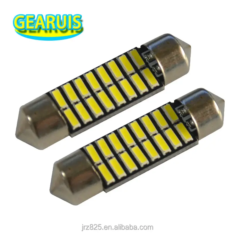 Festoon C5W Car led Dome light festoon 31MM 36MM 39MM 41MM light 70MA c5w 16 SMD led 16smd 4014 Auto led bulbs interior Light