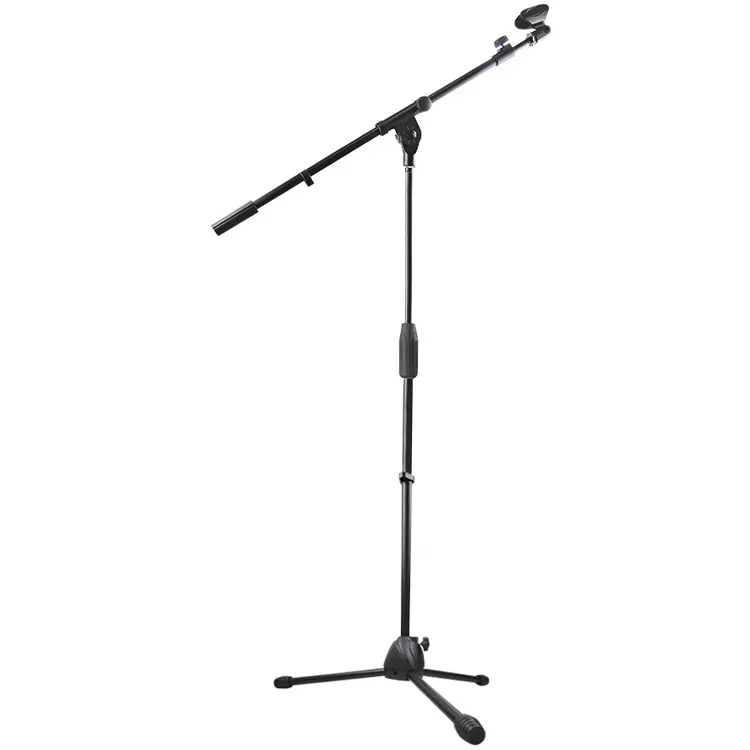 Mikrofon standı GH-206 tüm Metal cep mikrofon standı düğme ile ayarlanabilir mikrofon standı