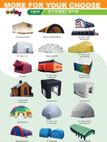 Tente tunnel gonflable pingouin sportif amusante et populaire, personnalisable pour la publicité, avec certification CE, impression UV et pompe électrique