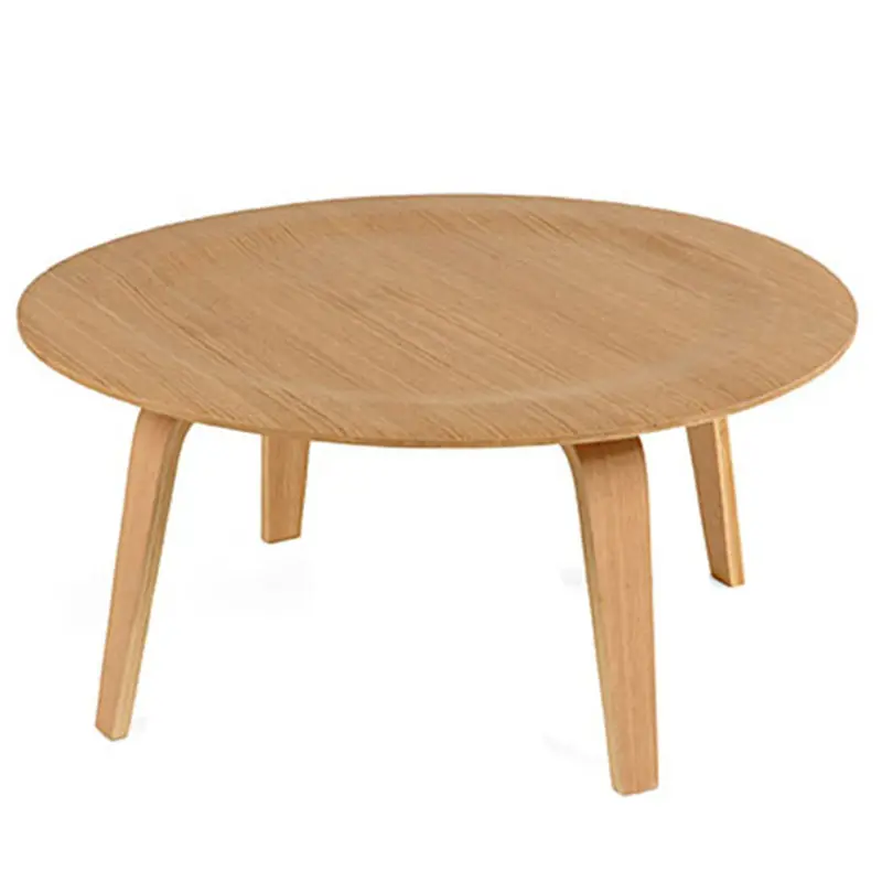 リビングルーム用クラシック家具合板コーヒーテーブル木製サイドテーブル