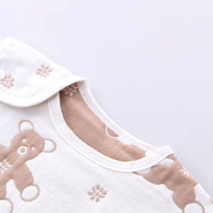 Sac de couchage personnalisé pour bébé BKD pour l'hiver, sac de couchage en coton avec fermeture à boutons-pression, respirant et antibactérien - Product Image 3