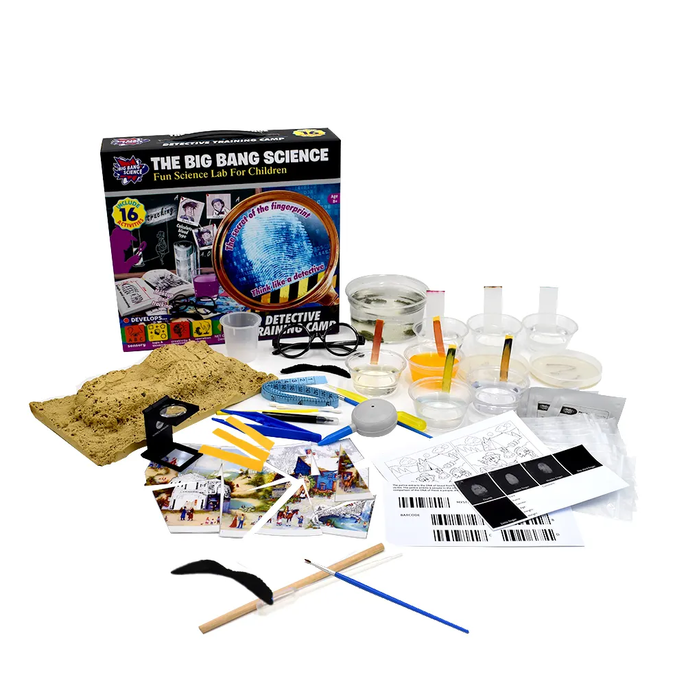 Kit de detecção para crianças, brinquedos de educação de química, divertido, conjunto de jogo científico