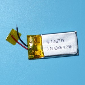 2mm 두께 <span class=keywords><strong>3.7v</strong></span> 울트라 얇은 <span class=keywords><strong>lipo</strong></span> 배터리 작은 <span class=keywords><strong>lipo</strong></span> 배터리 <span class=keywords><strong>3.7v</strong></span> 65mah 웨어러블 팔찌 - Product Image 5