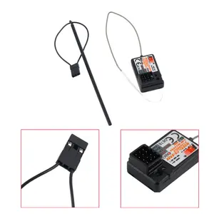 2Pcs Flysky FS-GR3E 2.4G 3CH Receiver untuk FS-GT2 FS-GT2B FS-GT3B FS-GT3C FZ-IT4S Mobil Perahu RC Transmitter