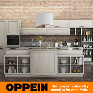 ארון מטבח מעץ מלא הודי בעיצוב מודרני בהתאמה אישית של OPPEIN לפרויקט - Product Image 2