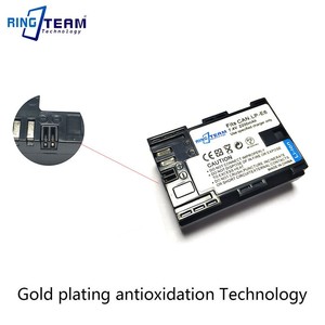 Pack de batteries LP-E6 pour <span class=keywords><strong>BMPCC</strong></span> <span class=keywords><strong>4K</strong></span> BMPCC4K Blackmagic Pocket Cinema Camera <span class=keywords><strong>4K</strong></span> CE C2 Black View A60pro <span class=keywords><strong>Batterie</strong></span> OEM / Ringteam 7.4V - Product Image 4